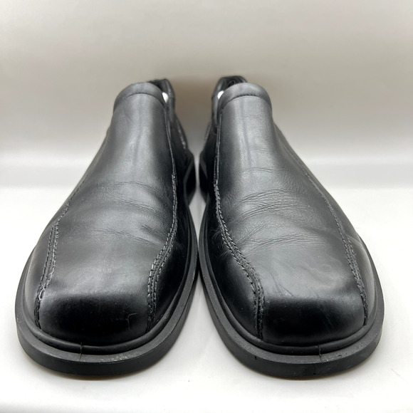 ECCO New Jersey Loafers Men's Size 11.5 US, 45 EU Black Leather Slip On Shoes - Picture 2 of 10